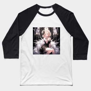 Beautiful Lady Diva Baseball T-Shirt